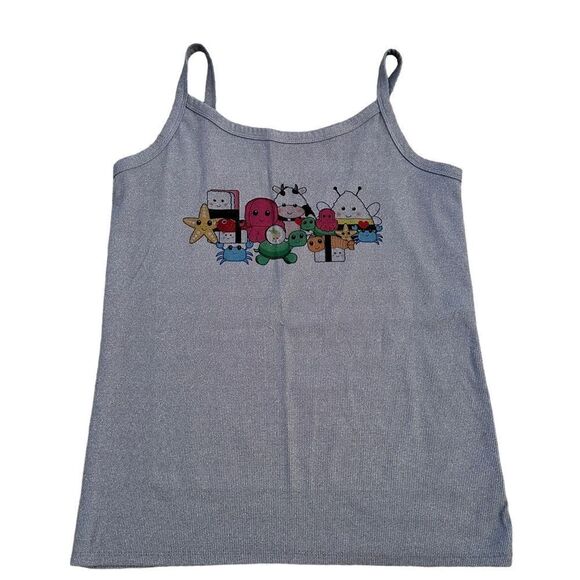 No Boundaries Tops - No Boundaries ~ Gray Ribbed Cami Top ~ size XXL